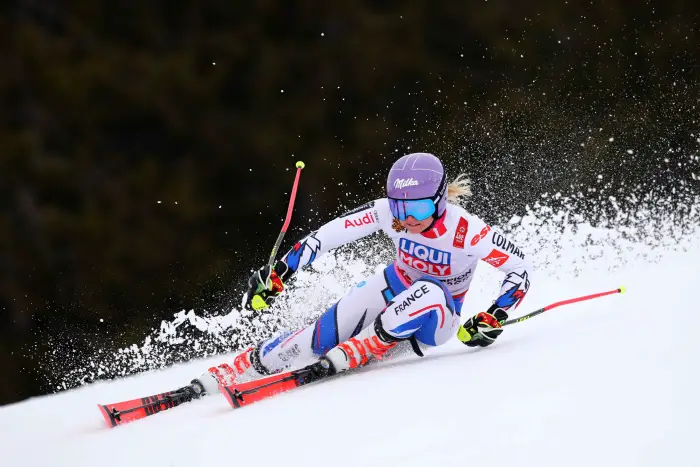 Alpine Skiing - FIS Alpine World Ski Championships - Women's Giant Slalom - Are, Sweden - February 14, 2019 - France¹s Tessa Worley in action.