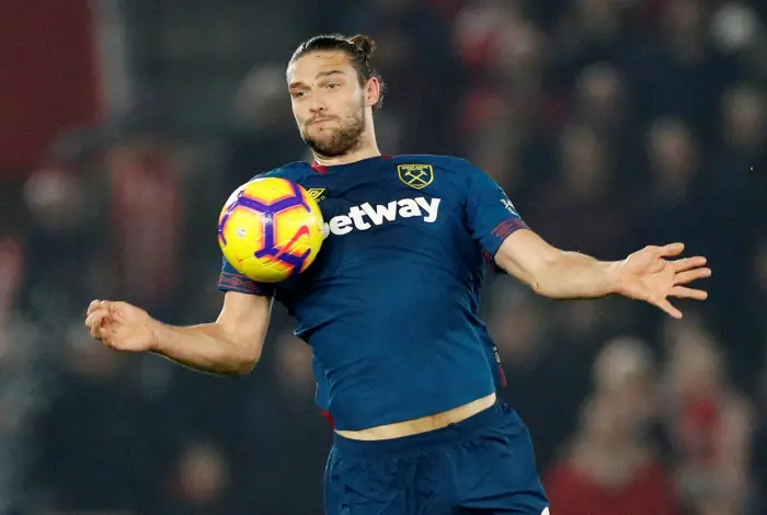 Soccer Football - Premier League - Southampton v West Ham United - St Mary's Stadium, Southampton, Britain - December 27, 2018   West Ham's Andy Carroll in action