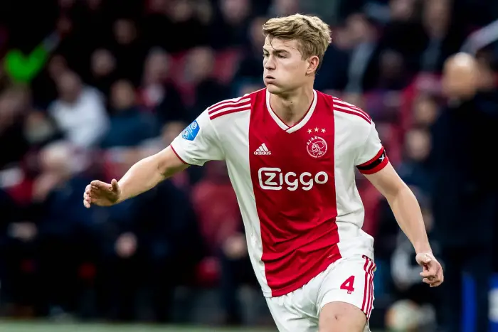 AMSTERDAM - Ajax - Fortuna Sittard , Football , Season 2018/2019 , Eredivisie , Johan Cruijff ArenA , 10-03-2019 , Ajax player Matthijs de Ligt