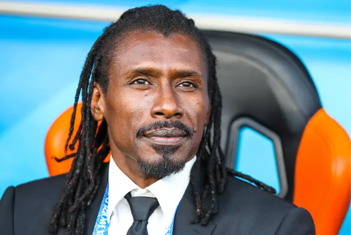 YEKATERINBURG, RUSSIA - JUNE 24, 2018: Senegal's Aliou Cisse in a 2018 FIFA World Cup Group H match against Japan at Yekaterinburg Arena.