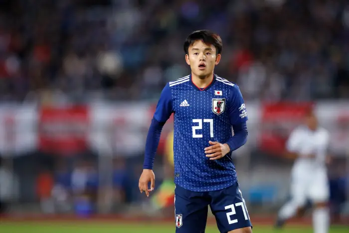 Takefusa Kubo (JPN), 
JUNR 9, 2019 - Football / Soccer : 
KIRIN Challenge Cup 2019 
match between Japan 2-0 El Salvador 
at Hitomebore Stadium Miyagi in Miyagi, Japan.