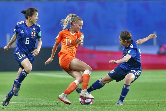 RENNES, 24-06-2019 , Roazhon Park, World Cup Football Women. Netherlands player Jackie Groenen during the match Netherlands - Japan