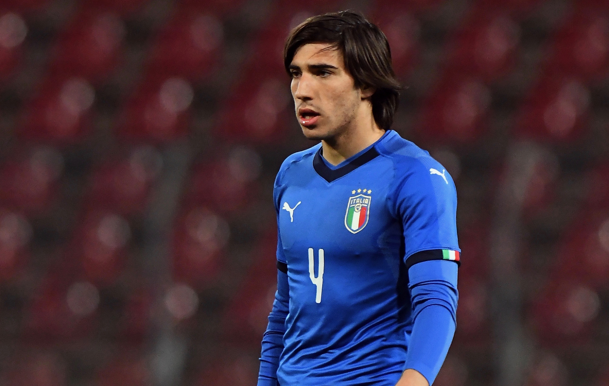 during the International Friendly match between Italy U21 and Austria U21 at Stadio Nereo Rocco on March 21, 2019 in Trieste, Italy.