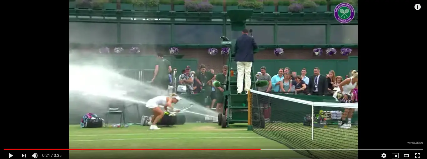 Wimbledon arrosage automatique déraille