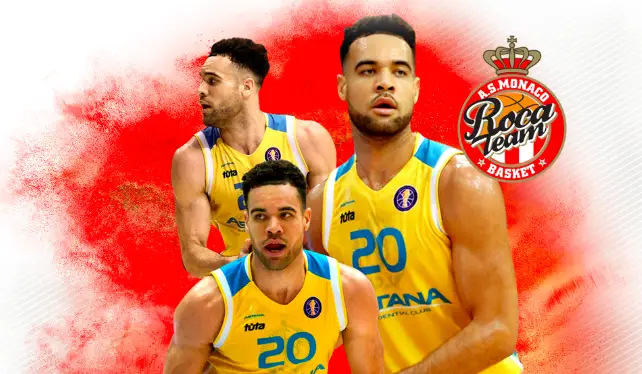 Jaleel O'Brien Roca Team As Monaco Basket