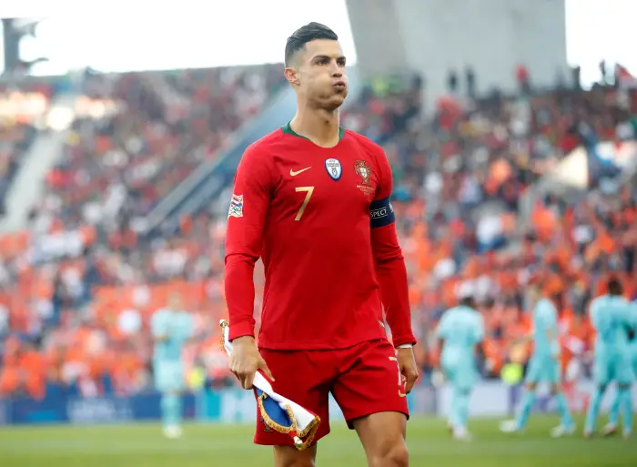 Soccer Football - UEFA Nations League Final - Portugal v Netherlands - Estadio do Dragao, Porto, Portugal - June 9, 2019  Portugal's Cristiano Ronaldo before the match