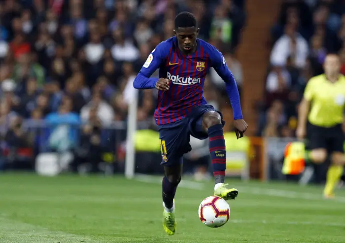FC Barcelona's Ousmane Dembele during La Liga match. March 02, 2019.