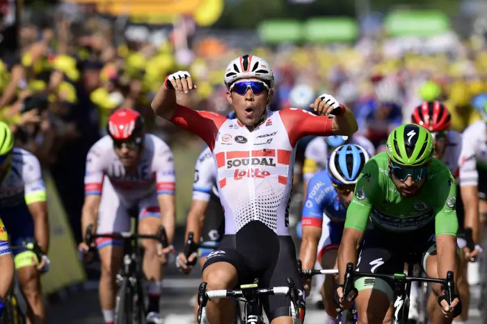 NIMES, FRANCE - JULY 23 H EWAN Hleb (AUS) of Lotto Soudal during stage 16 of the 106th edition of the 2019 Tour de France cycling race, a stage of 177 kms with start and finish in Nimes on July 23, 2019 in Nimes, France, 23/07/2019