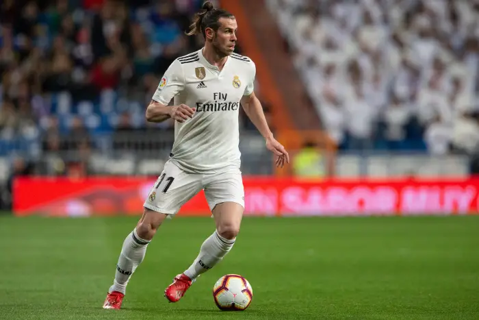 Gareth Bale of Real Madrid during the match between Real Madrid  vs SD Huesca of La Liga, date 29, 2018-2019 season. Santiago Bernabeu Stadium,  Madrid, Spain - 31 MAR 2019.