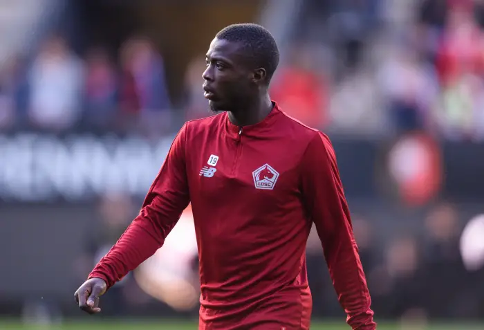 Echauffement  - Nicolas Pepe ( LOSC )