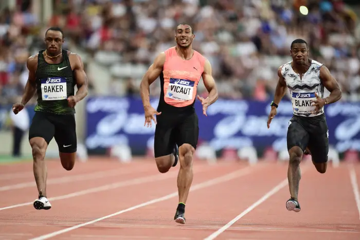 Ronnie Baker (usa) / Jimmy Vicaut (Fra) / Yohan Blake (Jam) - 100m