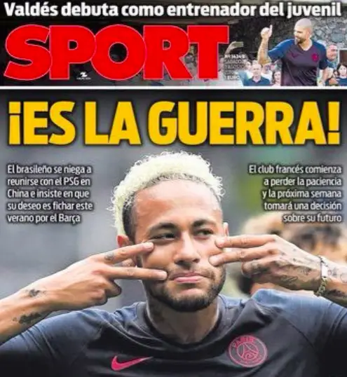 Neymar - "C'est la guerre"