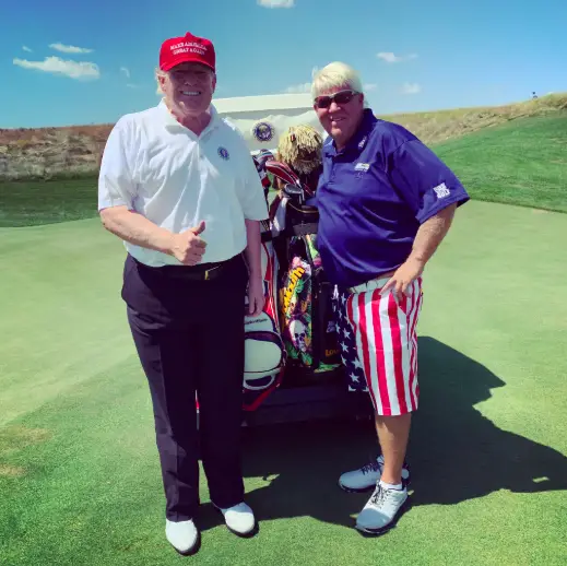 John Daly et Donald Trump - partie de golf