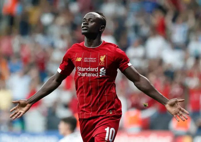 Soccer Football - UEFA SHer CupH Liverpool v Chelsea - Vodafone Arena, Istanbul, Turkey - August 14, 2019  Liverpool's Sadio Mane celebrates scoring their first goal