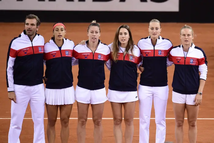 equipe de FRance
Julien Benneteau - Capitaine (Fra) 
Caroline Garcia (Fra) 
Pauline Parmentier (Fra) 
Alize Cornet (Fra) 
Kristina Mladenovic (Fra) 
Fiona Ferro (Fra)