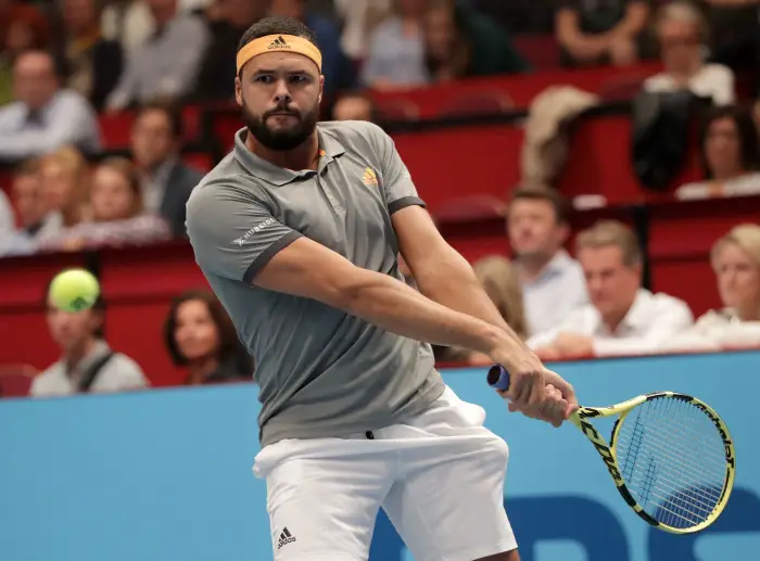 VIENNA,AUSTRIA,22.OCT.19H TENNIH- ATP World Tour, Erste Bank Open. Image shows Jo-Wilfried Tsonga (FRA).