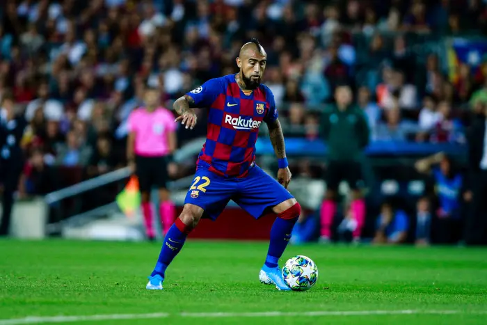 22 Arturo Vidal from ChHe of FHBarcelona