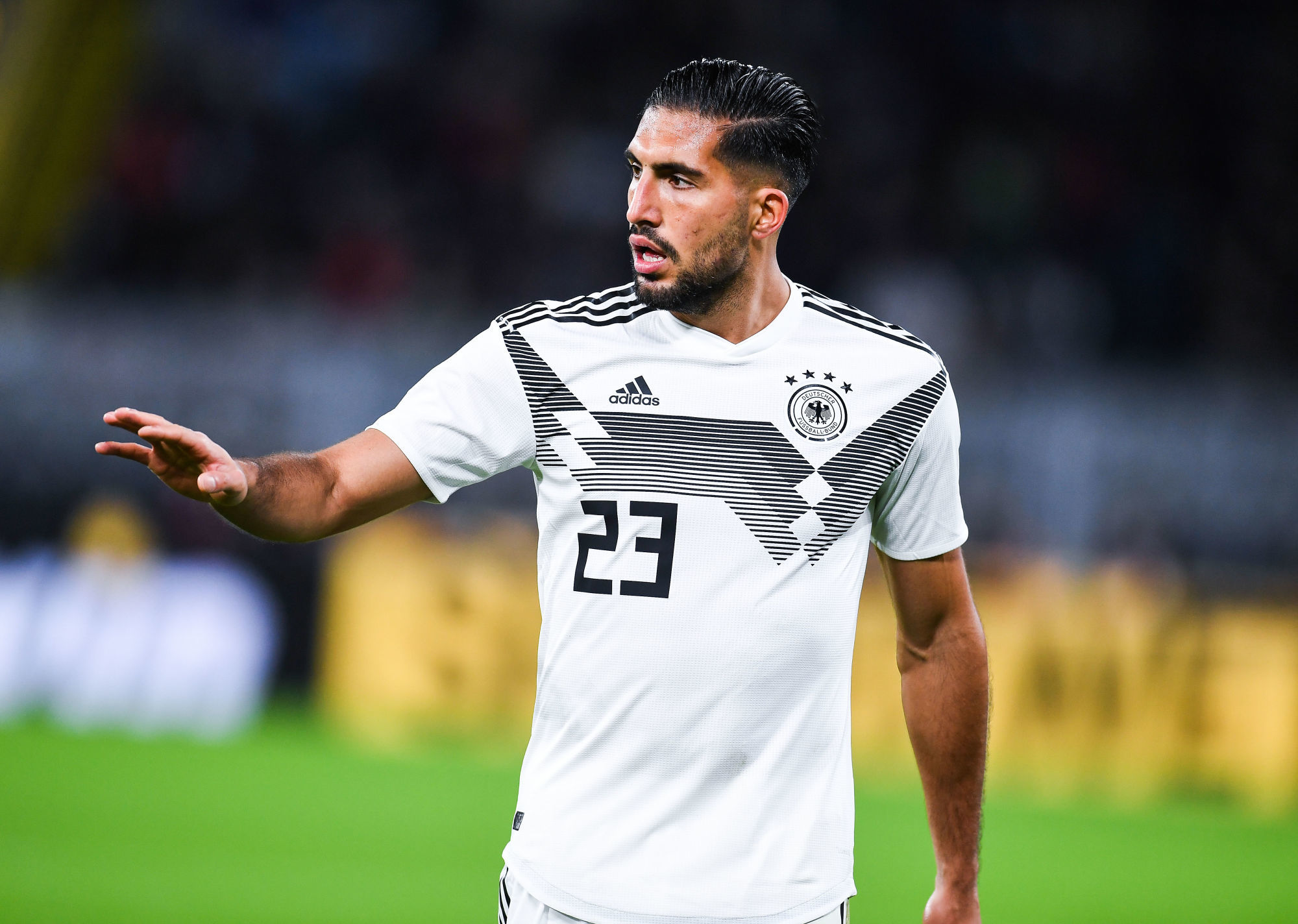 Action Portrait, Action Portrait Emre Can (Germany). GES / Football / Friendlies: Germany - Argentina, 09.10.2019 Football / Soccer: Friendly match: Germany vs Argentina, Dortmund, October 9, 2019 | usage worldwide 

Photo by Icon Sport - Emre CAN - Signal Iduna Park - Dortmund (Allemagne)