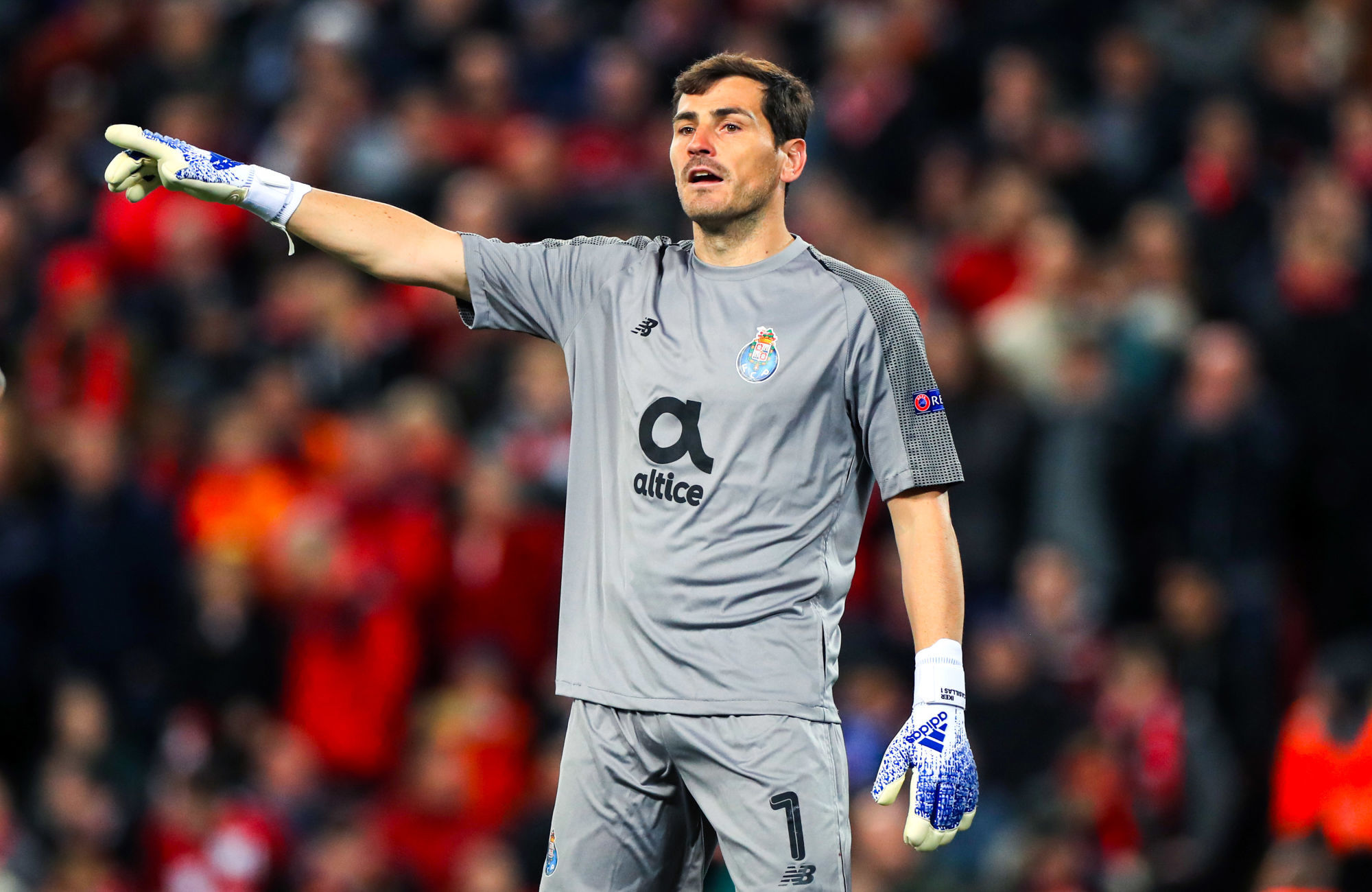 FC Porto goalkeeper Iker Casillas during the Champions League match between Liverpool and Porto on April 09th, 2019. Photo : PA Images / Icon Sport