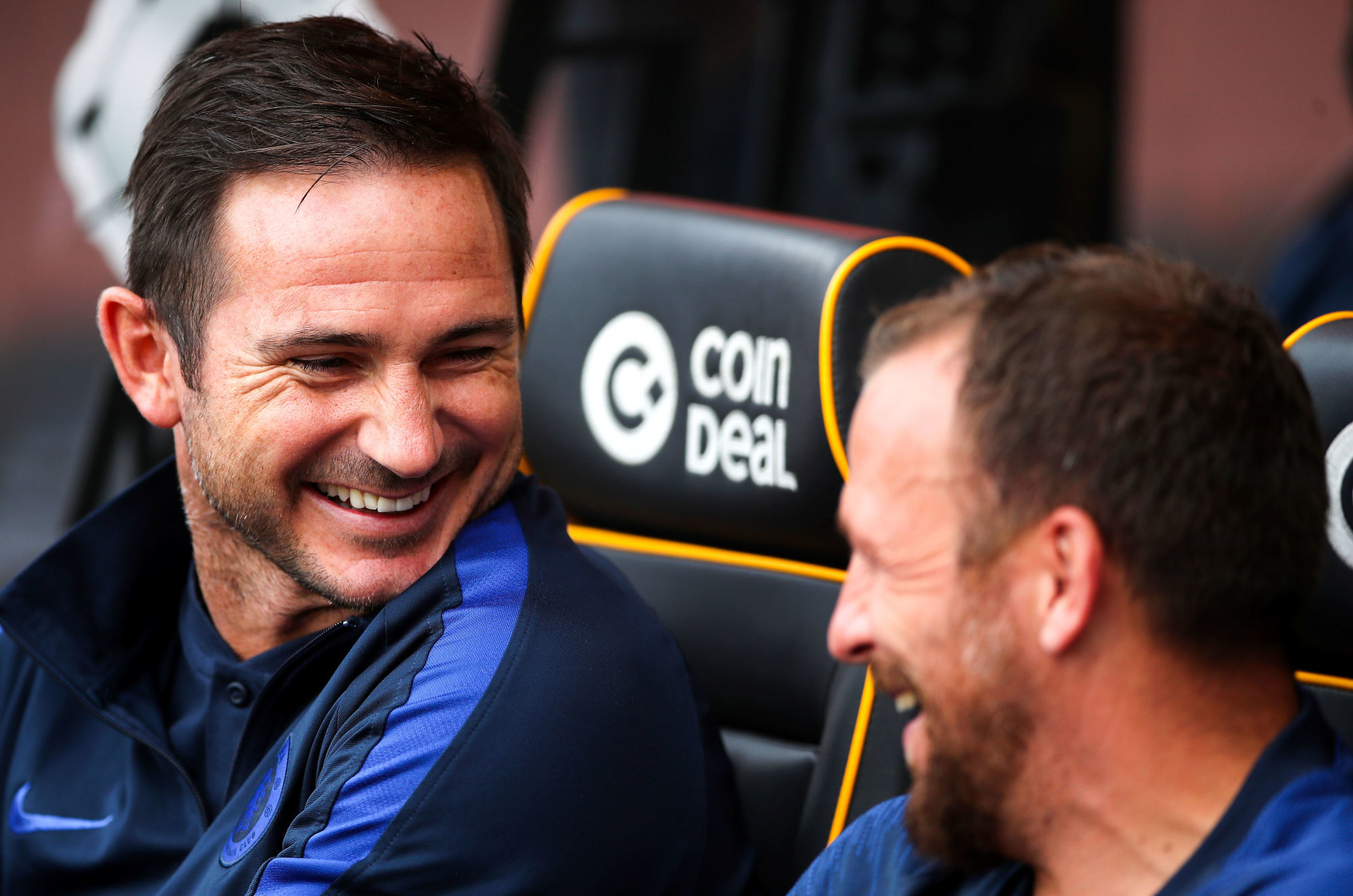 Chelsea manager Frank Lampard (left) and coach Jody Morris during the Premier League match at Molineux, Wolverhampton. 

Photo by Icon Sport - Jody MORRIS - Frank LAMPARD - Molineux Stadium - Wolverhampton (Angleterre)