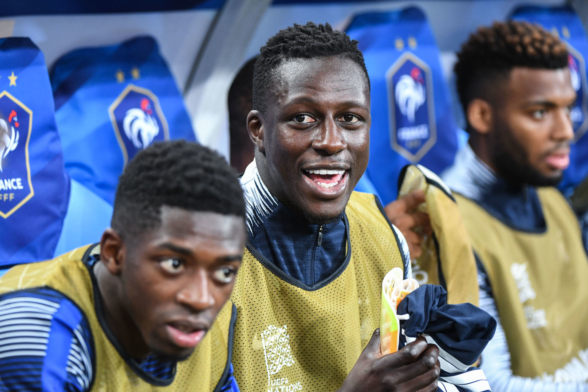 Benjamin Mendy of France during the Nations League match between France and Netherlands at Stade de France on September 9, 2018 in Paris, France. (Photo by Anthony Dibon/Icon Sport)