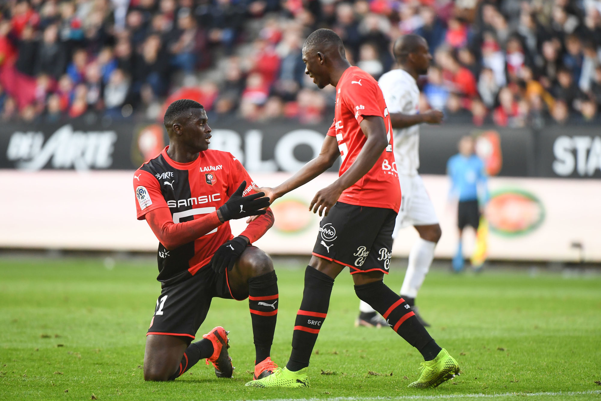 (Photo by Anthony Dibon/Icon Sport) - Mbaye NIANG - Roazhon Park - Rennes (France)