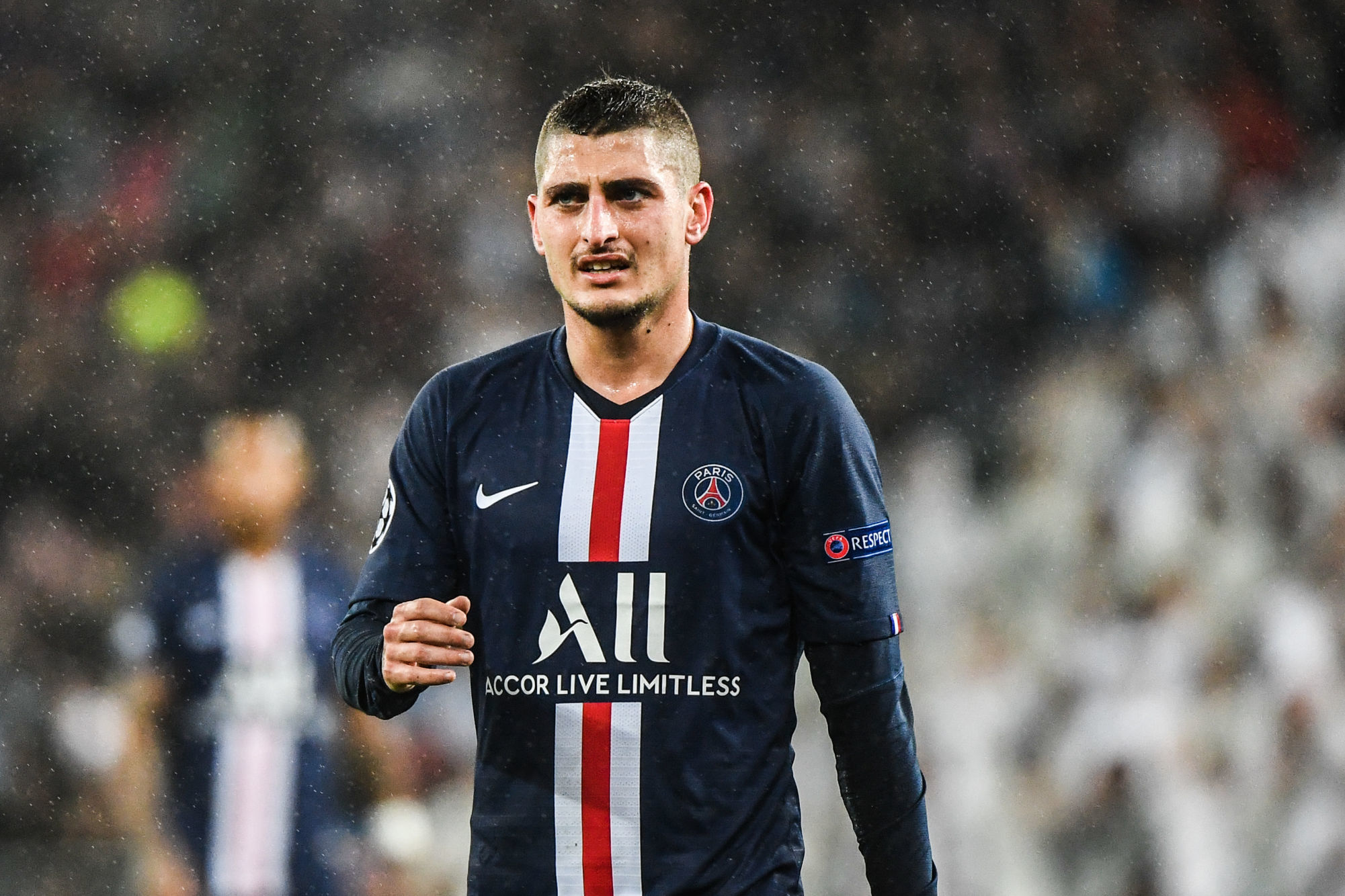 Marco VERRATTI of PSG during the Champions League match between Real Madrid and Paris at Estadio Santiago Bernabeu on November 26, 2019 in Madrid, Spain. (Photo by Anthony Dibon/Icon Sport) - Marco VERRATTI - Stade Santiago-Bernabeu - Madrid (Espagne)