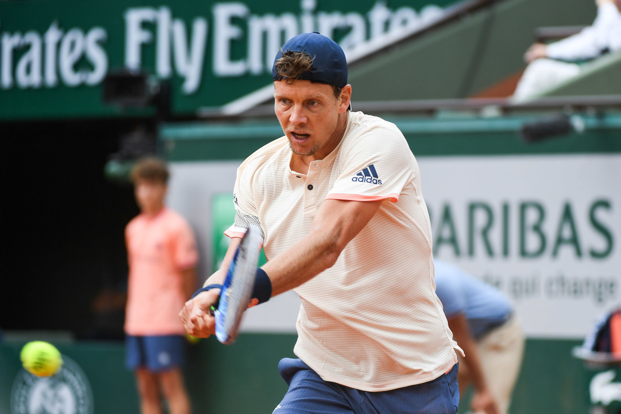 Thomas Berdych (CZE) during Day 4 for the French Open 2018 on May 30, 2018 in Paris, France. (Photo by Anthony Dibon/Icon Sport)