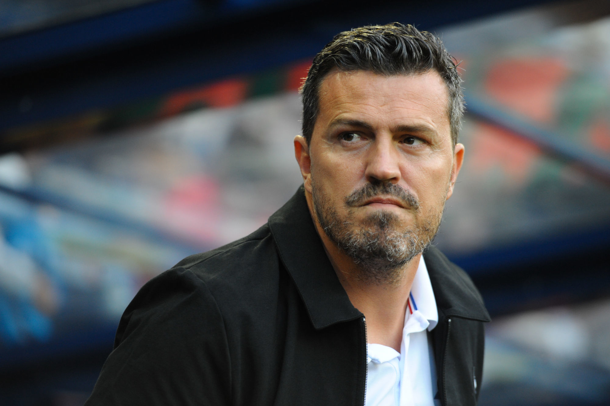 Oscar Garcia Junyent coach of Saint Etienne during the Ligue 1 match between SM Caen and AS Saint Etienne at Stade Michel D'Ornano on August 12, 2017 in Caen. ( Photo by Andre Ferreira / Icon Sport )