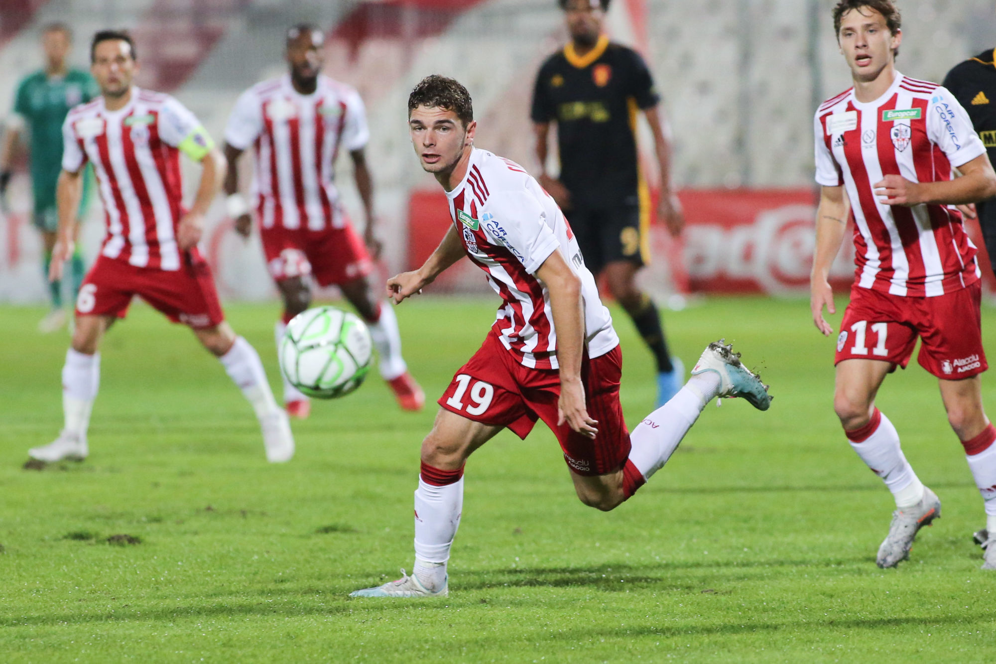 Hugo CUYPERS of Ajaccio during the Ligue 2 match between Ajaccio and Rodez at Stade Francois Coty on November 1, 2019 in Ajaccio, France. (Photo by Michel Luccioni/Icon Sport) - Hugo CUYPERS - Stade François-Coty - Ajaccio (France)