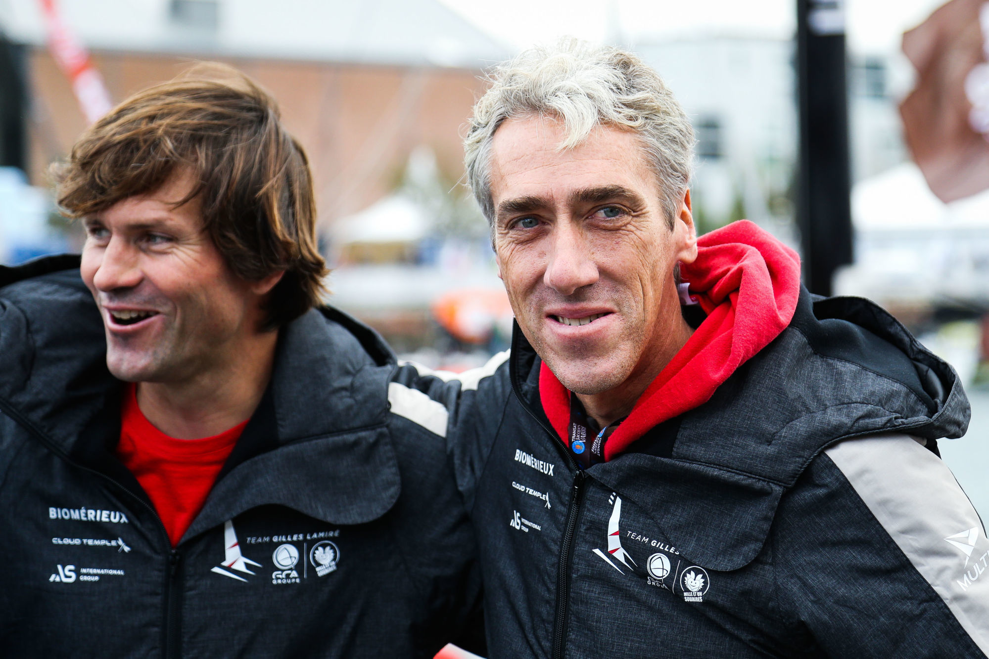 Antoine CARPENTIER of Multi 50 Groupe CGA Mille et un sourires and Gilles LAMIRE of Multi 50 Groupe CGA Mille et un sourires during the Transat Jacques Vabre on October 24, 2019 in Le Havre, France. (Photo by Maxime Le Pihif/Icon Sport) - Antoine CARPENTIER - Gilles LAMIRE