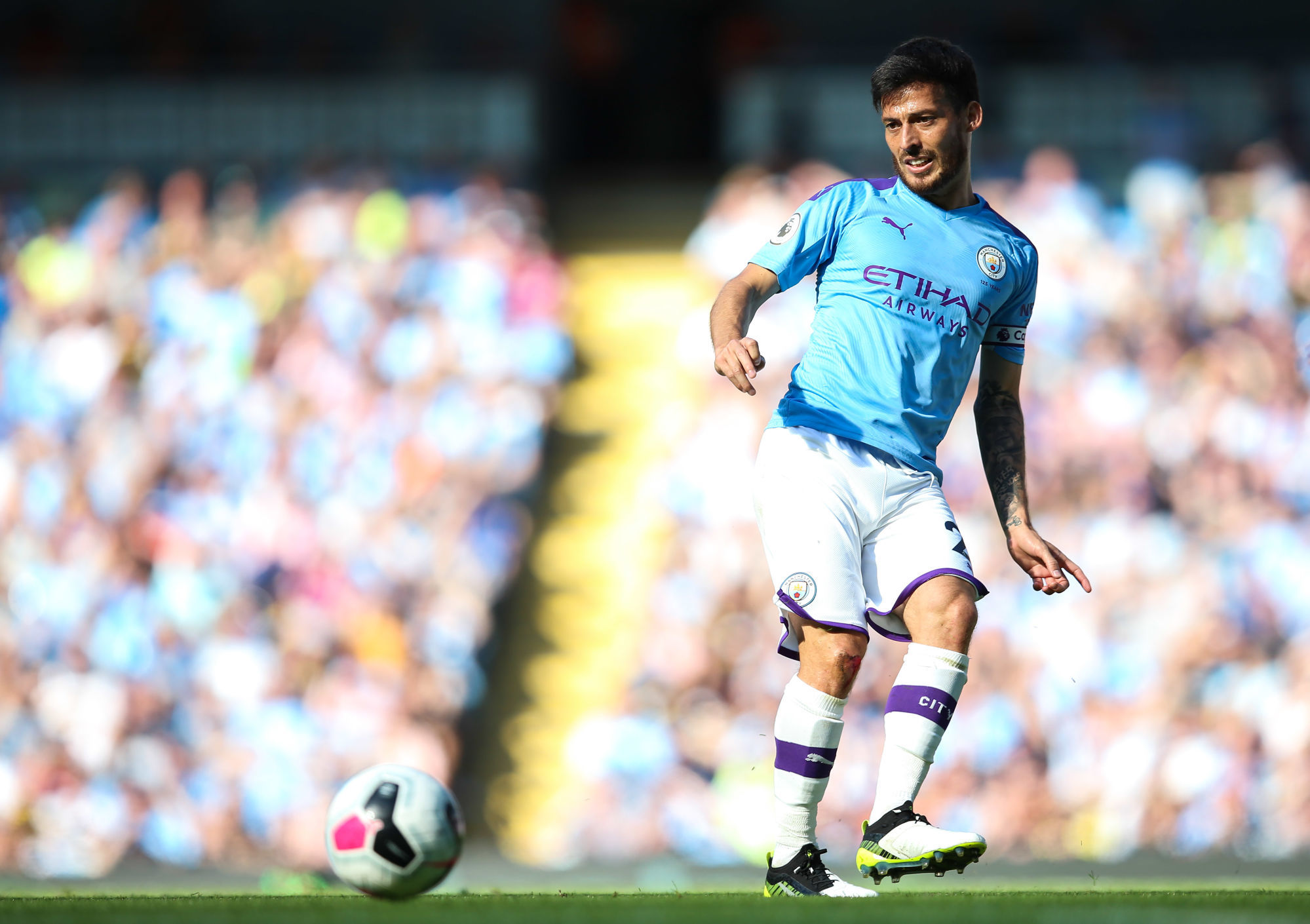 Photo by Icon Sport - David SILVA - Etihad Stadium - Manchester (Angleterre)