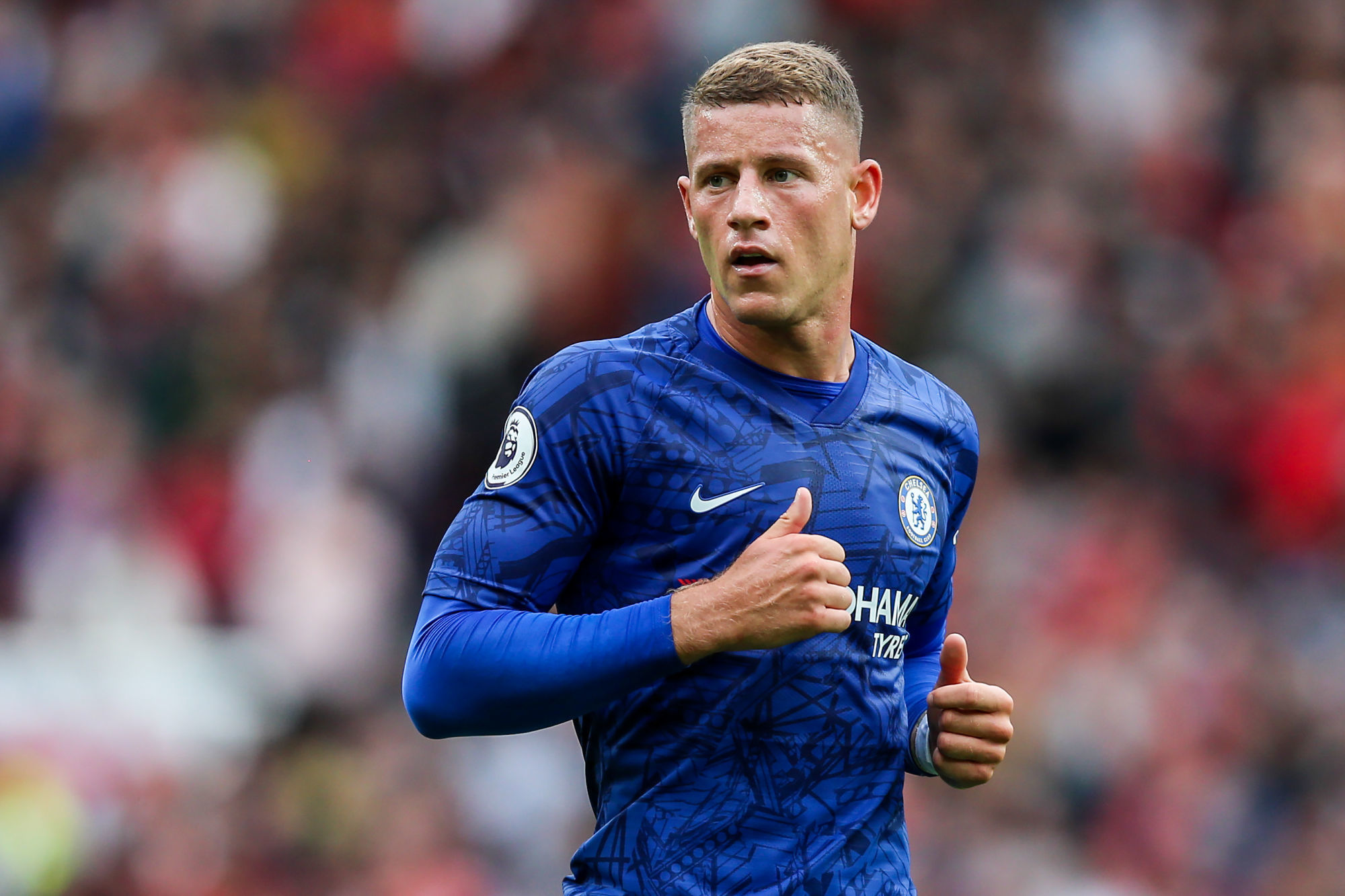 Ross Barkley of Chelsea during the Premier League match at Old Trafford, Manchester between Manchester United and Chelsea on August 11th 2019.

 Photo : Spi / Icon Sport