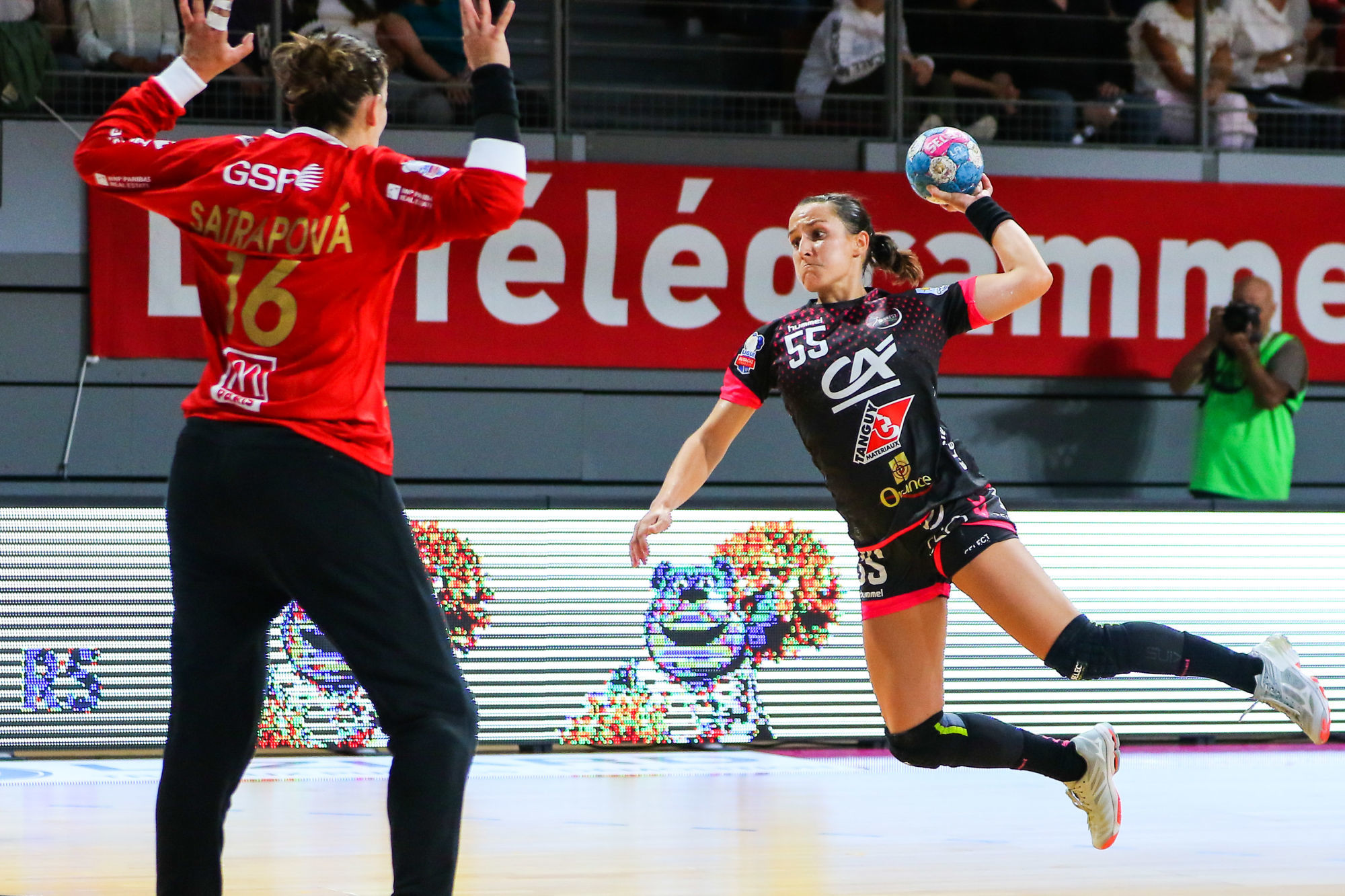 Pauline Coatanea of Brest during the LFH Division 1 handball match between Brest and Paris 92 on August 28th 2019
Photo : Olivier Stephan / Icon Sport