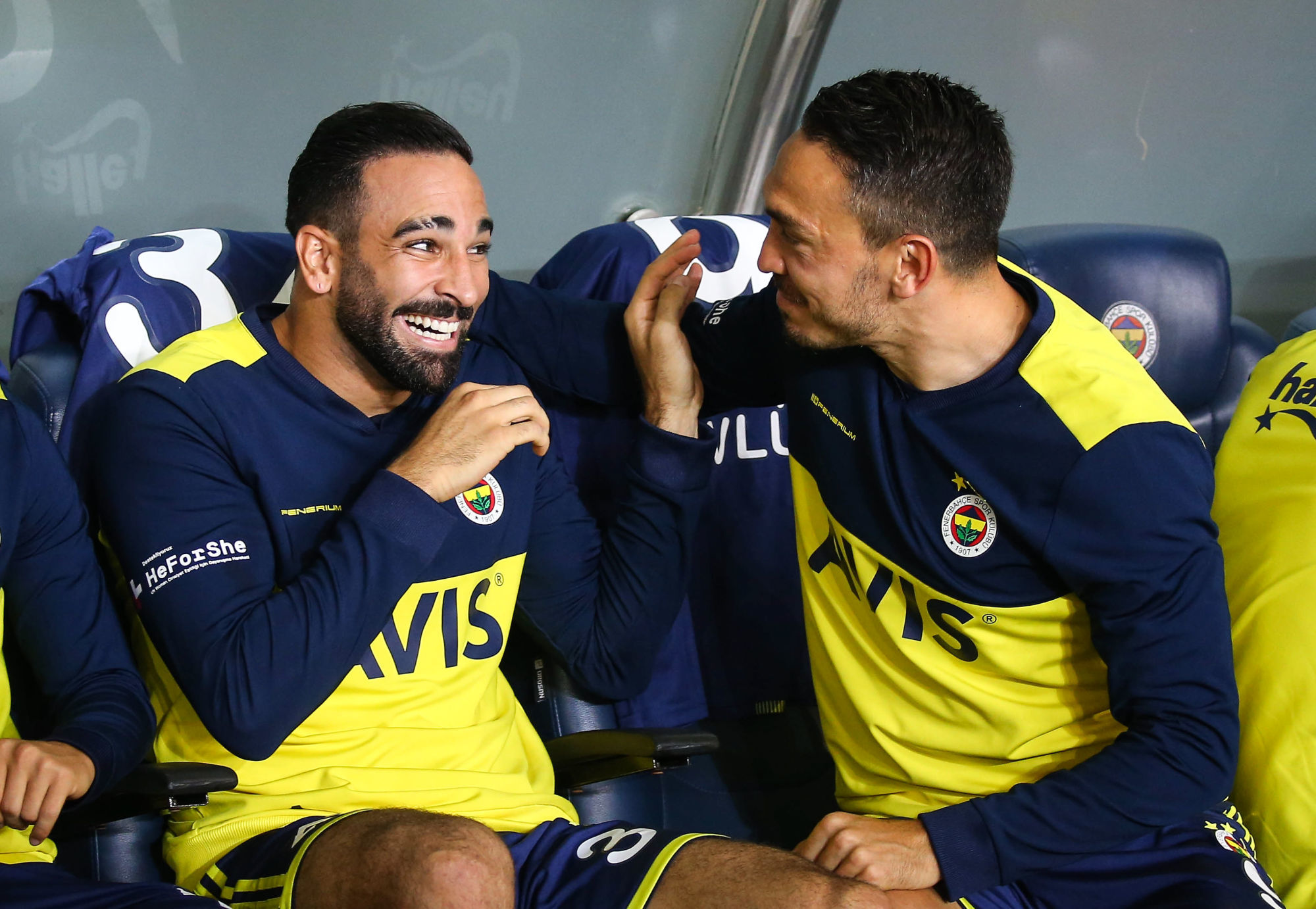 Adil Rami and Mevlut Erdinc (R) of Fenerbahce during the Turkish Super League football match between Fenerbahce and Antalyaspor at Ulker Stadium in Istanbul , Turkey on October 04 , 2019. 

Photo by Icon Sport - Adil RAMI - Mevlut ERDINC - Kadir Has Stadium - Kayseri (Turquie)