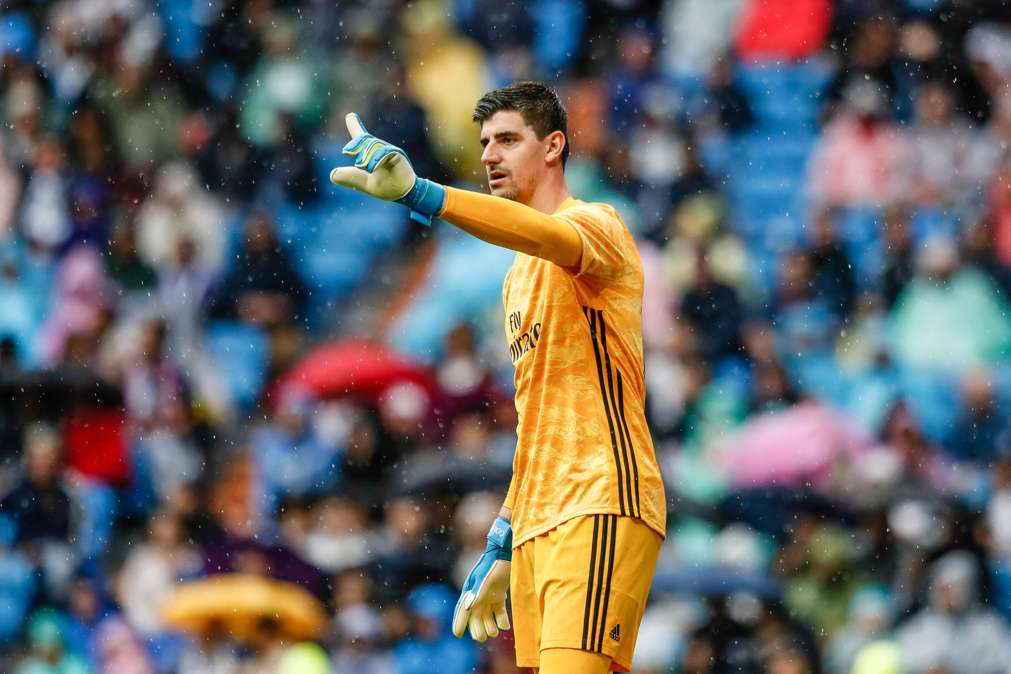 Photo by Icon Sport - Thibaut COURTOIS - Stade Santiago-Bernabeu - Madrid (Espagne)