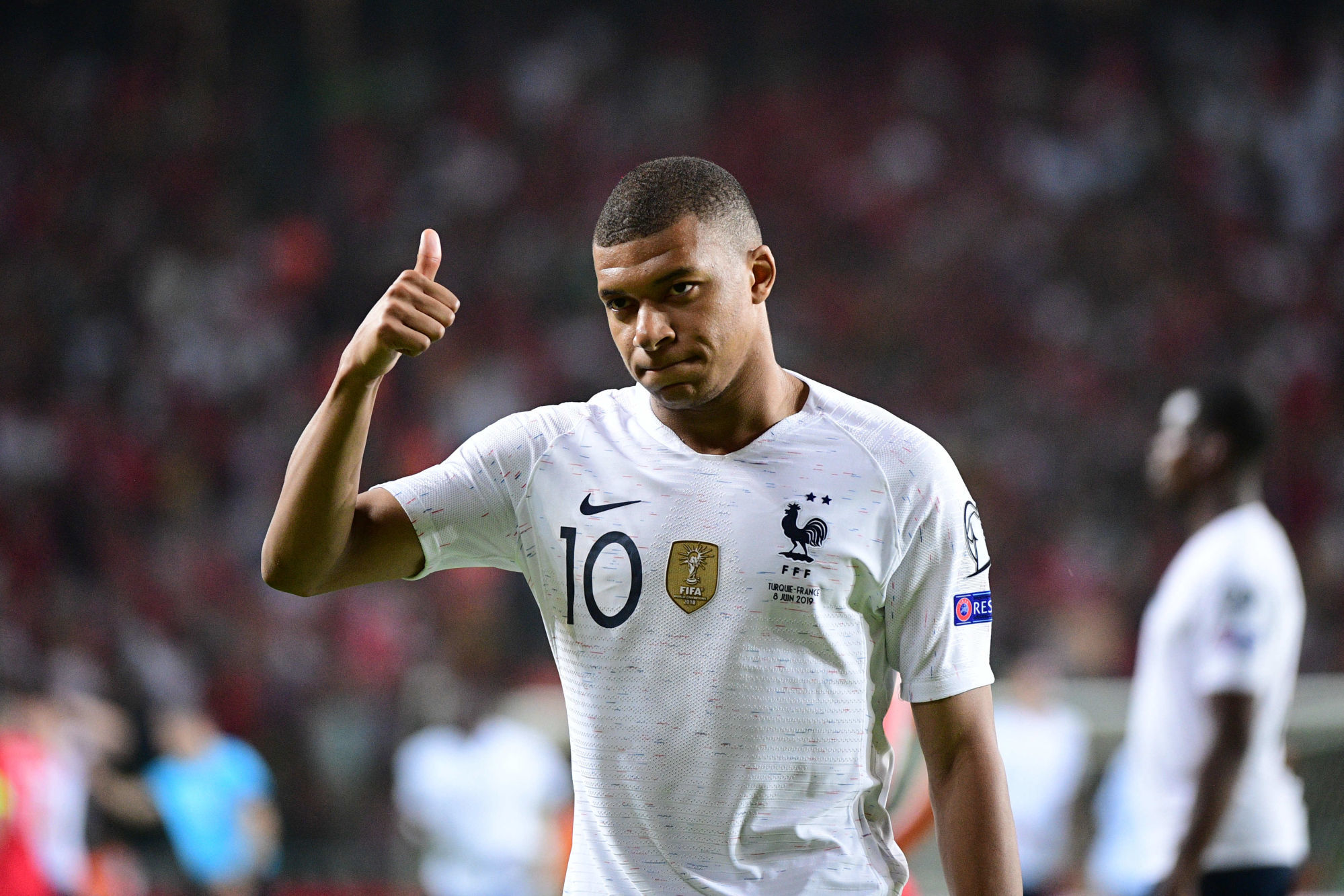 Kylian Mbappe of France during the Euro 2020 qualifying match between Turkey and France on June 8, 2019 in Konya, Turkey. (Photo by Dave Winter/Icon Sport)