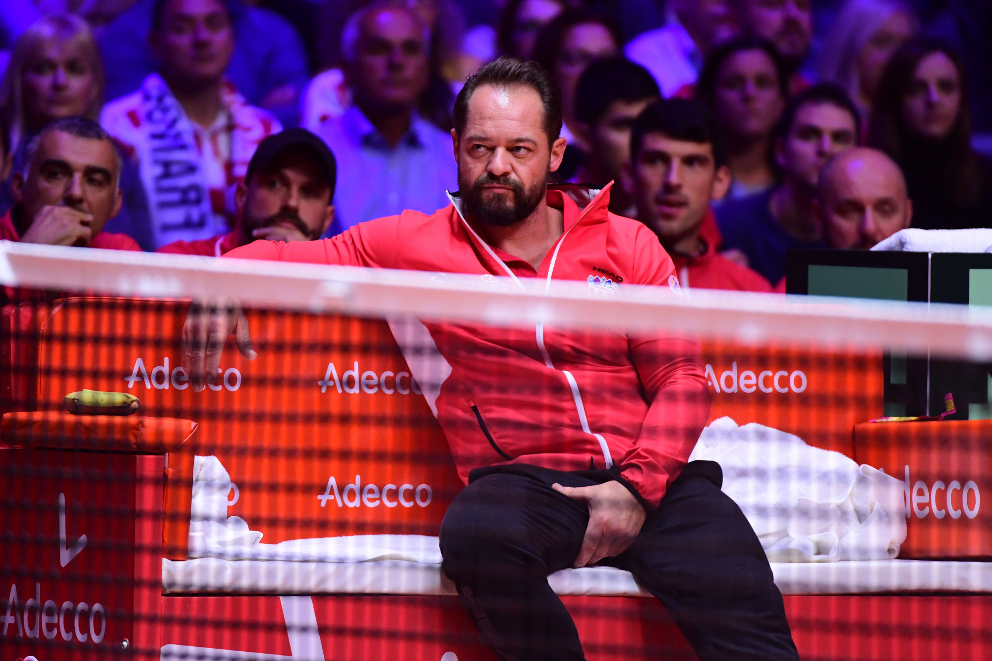 Croatia team captain Zeljko Krajan during Day 2 of the Davis Cup Final between France and Croatia on November 24, 2018 in Lille, France. (Photo by Dave Winter/Icon Sport)