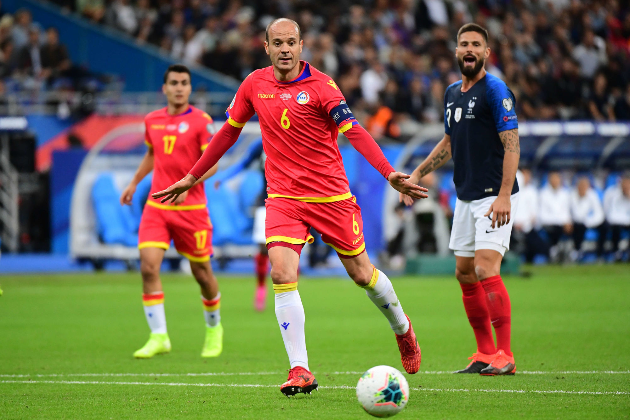Ildefons Lima of Andorra during the UEFA European Championship 2020 qualifying match between France and Andorra at Stade de France on September 10, 2019 in Paris, France. (Photo by Dave Winter/Icon Sport) - Ildefons LIMA