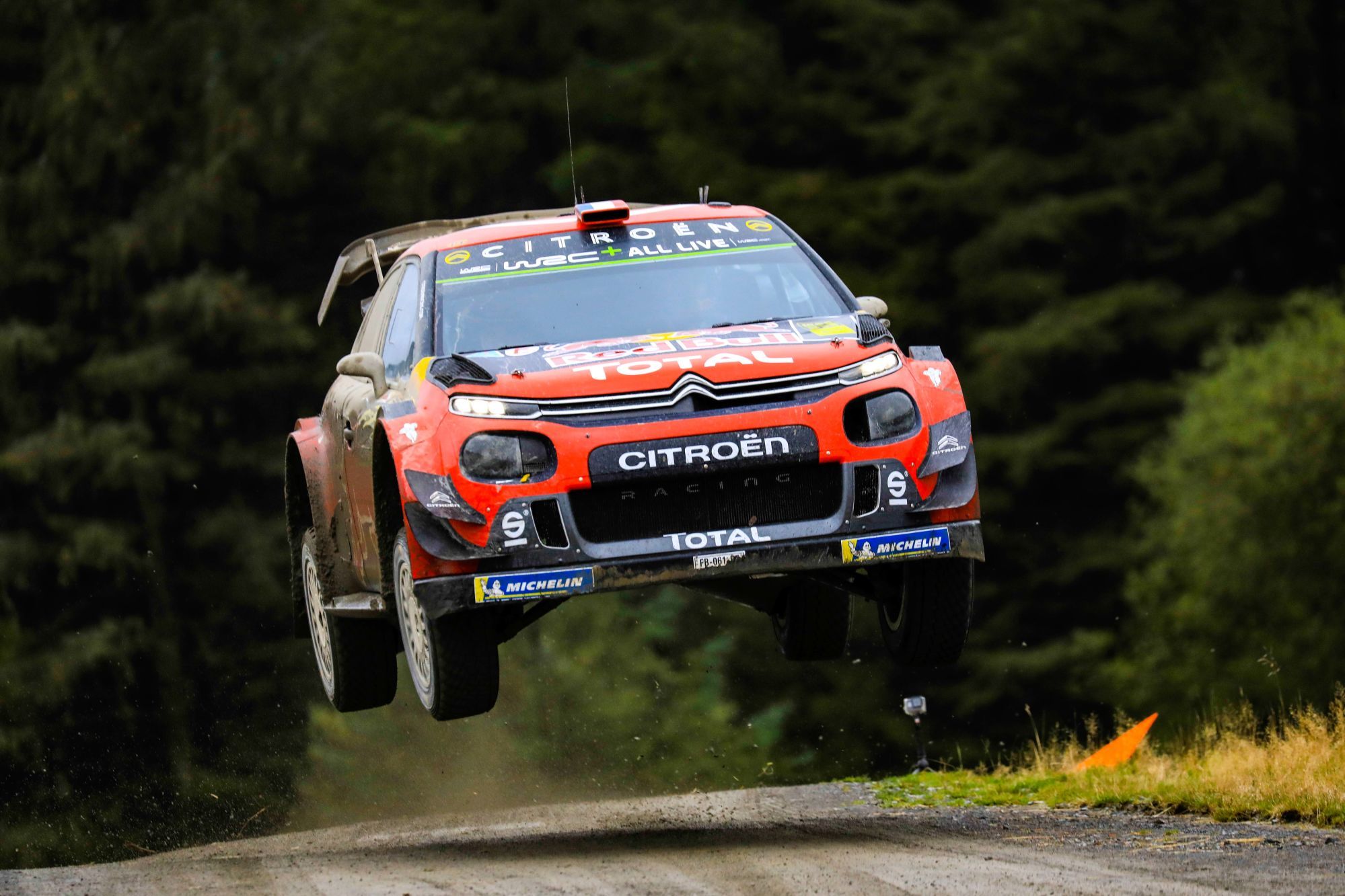 05.10.2019 - Sébastien Ogier (FRA)-Julien Ingrassia (FRA) CITROEN.C3, CITROEN TOTAL WRT 03-06.10.2019. FIA World Rally Championship, Rd 12, Rally Great Britain, , Wales, United Kingdom  - www.xpbimages.com, EMail: requests@xpbimages.com - copy of publication required for printed pictures. Every used picture is fee-liable. © Copyright: Photo4 / XPB Images ..Photo by Icon Sport -  (Thailande)