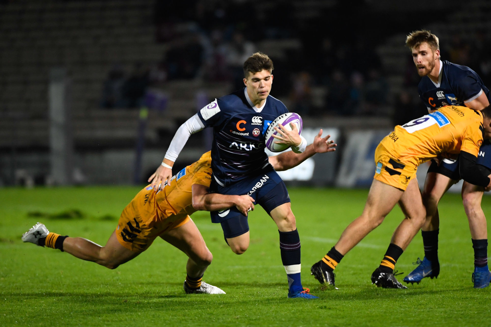Matthieu JALIBERT of Bordeaux during the European Rugby Challenge Cup, Pool 3 match between Bordeaux and Wasps on November 16, 2019 in Begles, France. (Photo by Julien Crosnier/Icon Sport) - Stade Andre Moga - Begles (France)