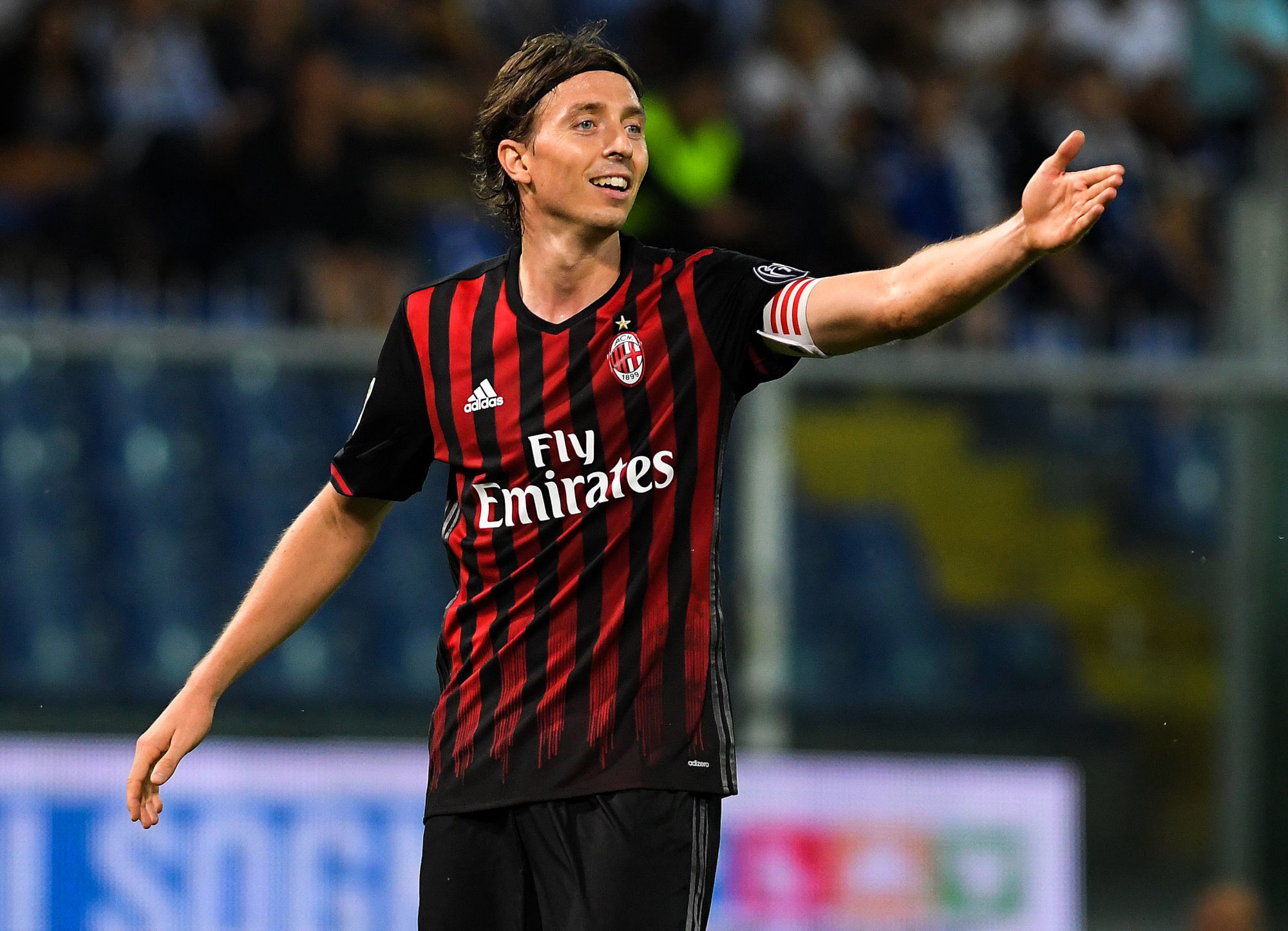 Riccardo Montolivo during the Serie A match between Sampdoria and Milan on 16th September 2016