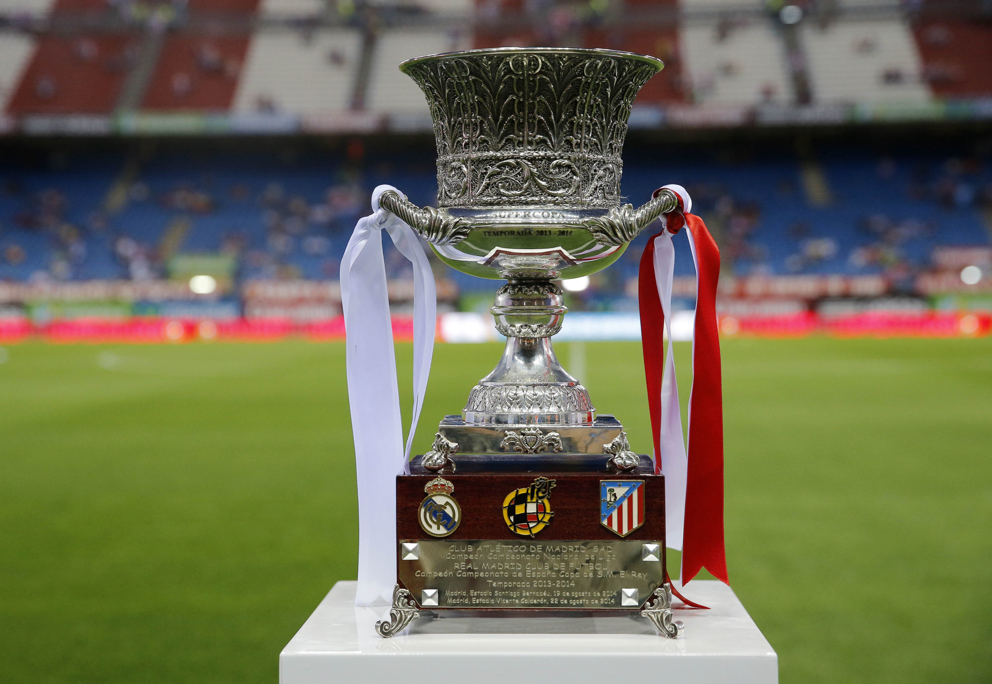 Illustration Trophee - 22.08.2014 - Atletico Madrid / Real Madrid - Super Coupe d'Espagne -