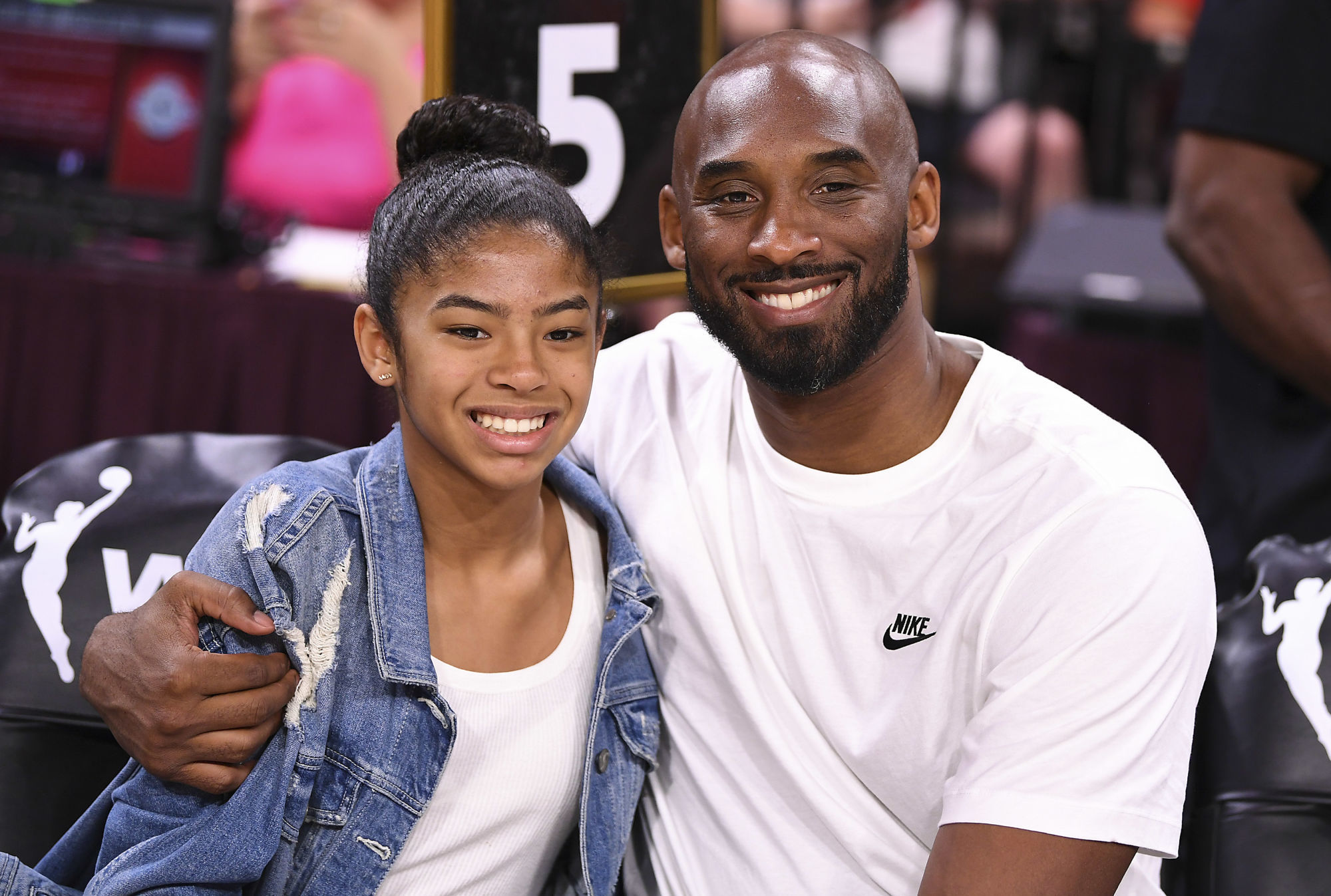 Kobe Bryant et Gianna Photo : SUSA / Icon Sport