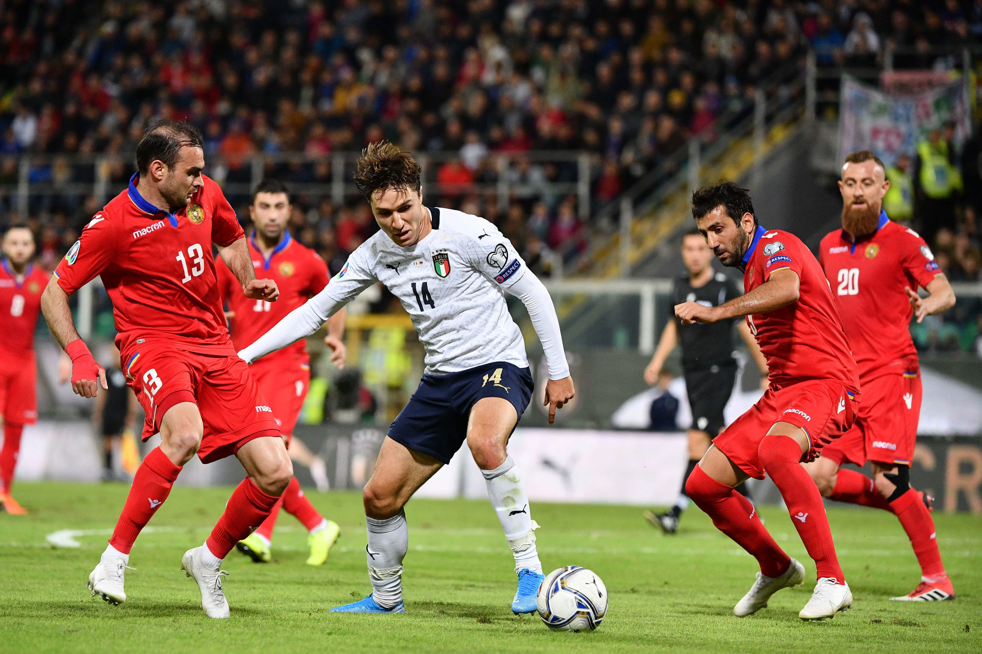 Foto Alfredo Falcone - LaPresse18/11/2019 Palermo ( Italia)Sport CalcioItalia - ArmeniaQualificazioni Euro 2020 - Stadio Renzo Barbera di PalermoNella foto:chiesaPhoto Alfredo Falcone - LaPresse18/11/2019 Palermo (Italy)Sport SoccerItalia - ArmeniaEuro 2020 qualifications - Renzo Barbera Stadium of PalermoIn the pic:chiesa 

Photo by Icon Sport - Stadio Renzo Barbera  - Palerme (Italie)