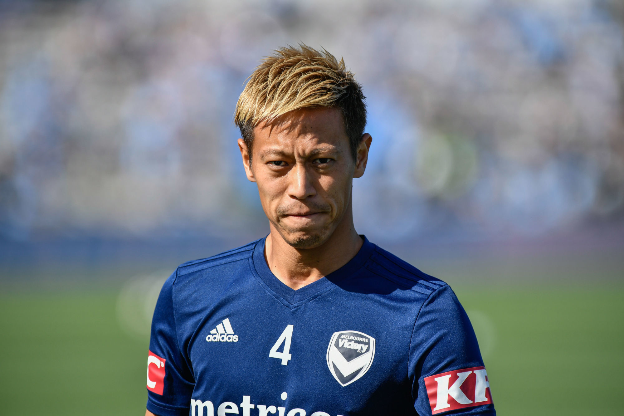 Keisuke Honda of Melbourne Victory during the A League match between Sydney FC and Melbourne Victory, at Jubilee Oval, Sydney, Australia on November 25, 2018.
Photo : Actionplus / Icon Sport
