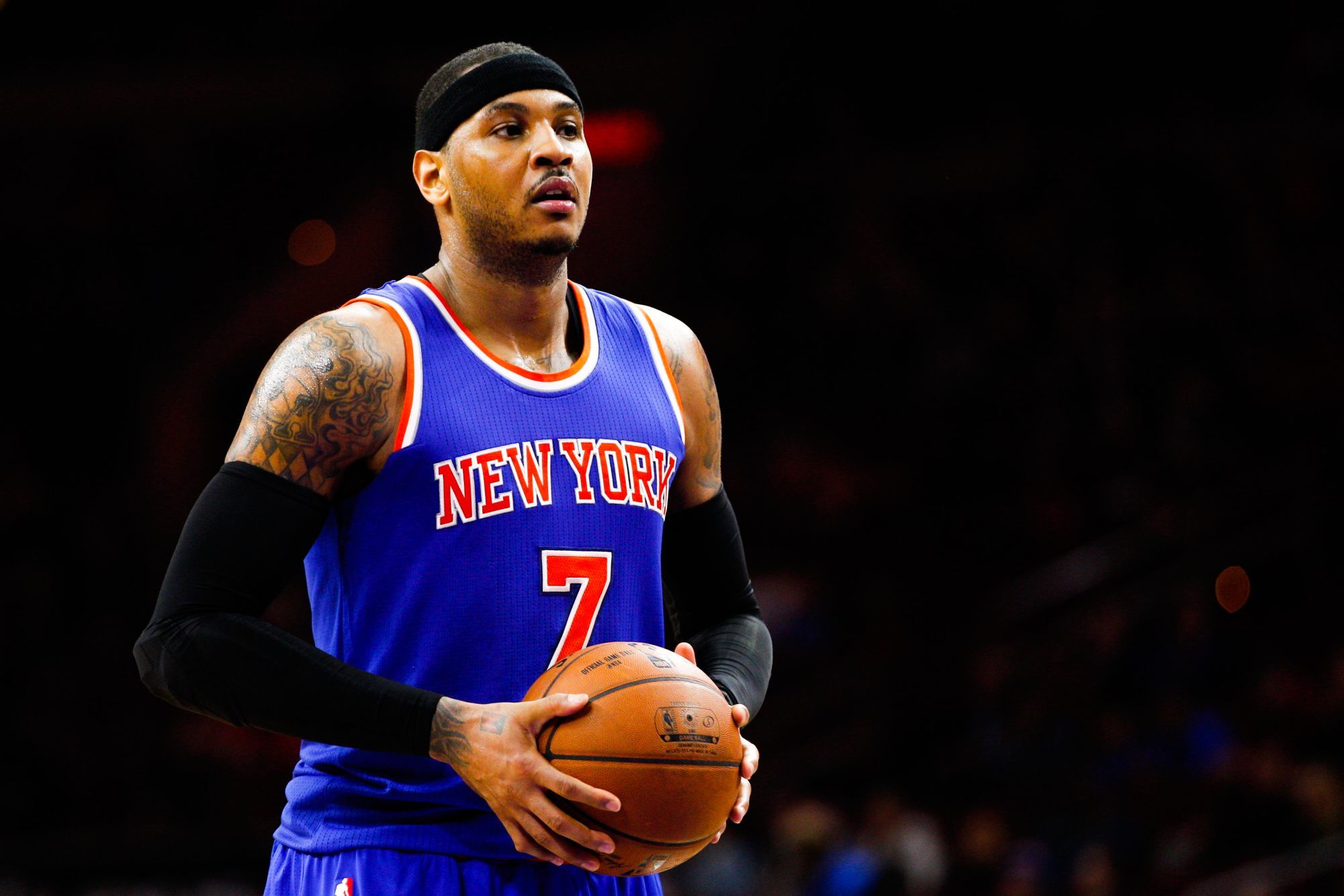 Carmelo Anthony -  21.01.2015 - New York Knicks / Philadelphia 76ers - NBA
Photo