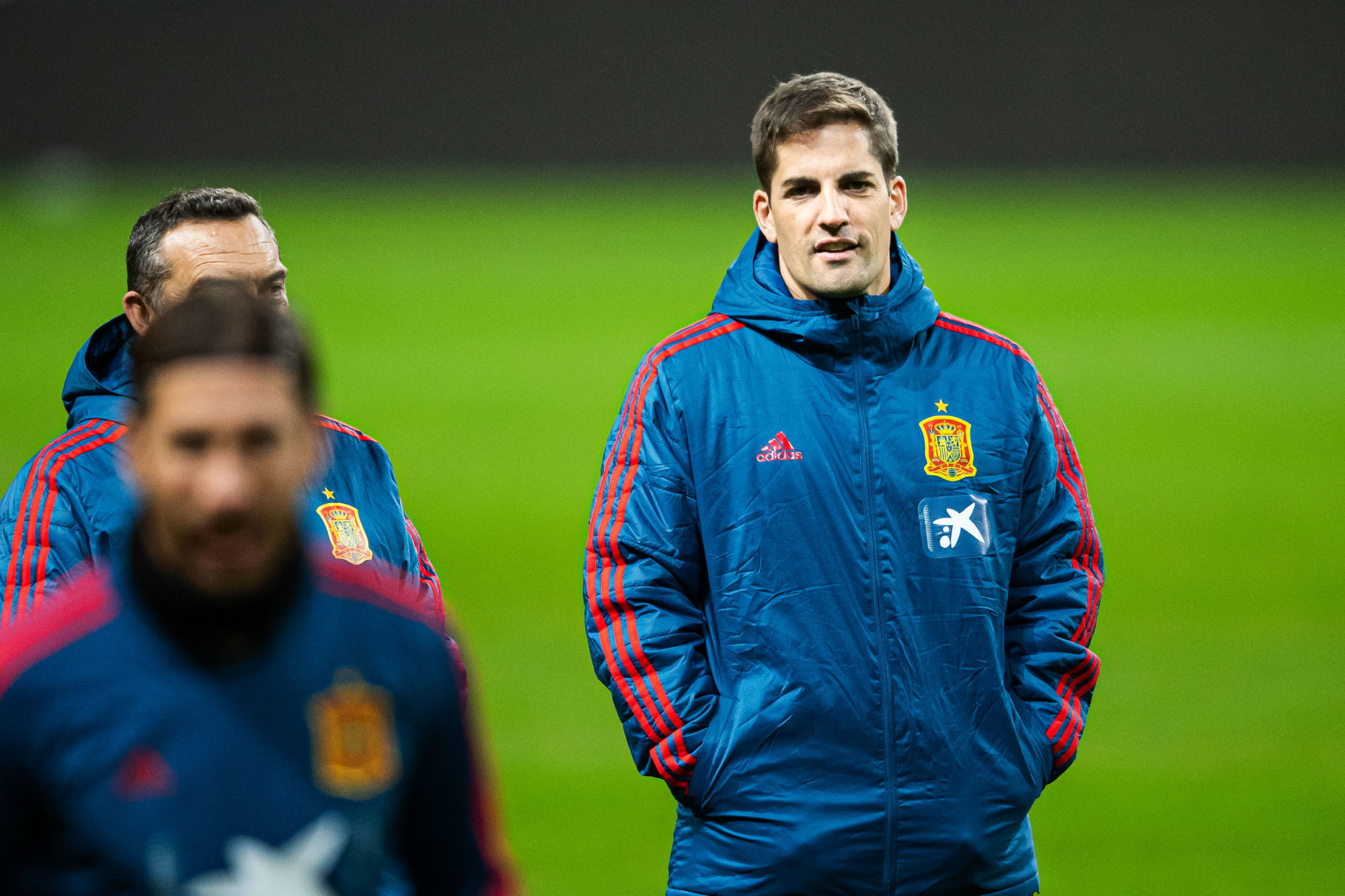 191014 Robert Moreno, head coach of the Spanish national football team, during a training session on October 14, 2019 in Stockholm.
Photo: Joel Marklund / BILDBYRÅN / kod JM / 88053 

Photo by Icon Sport - Robert MORENO - Stockholm (Suede)