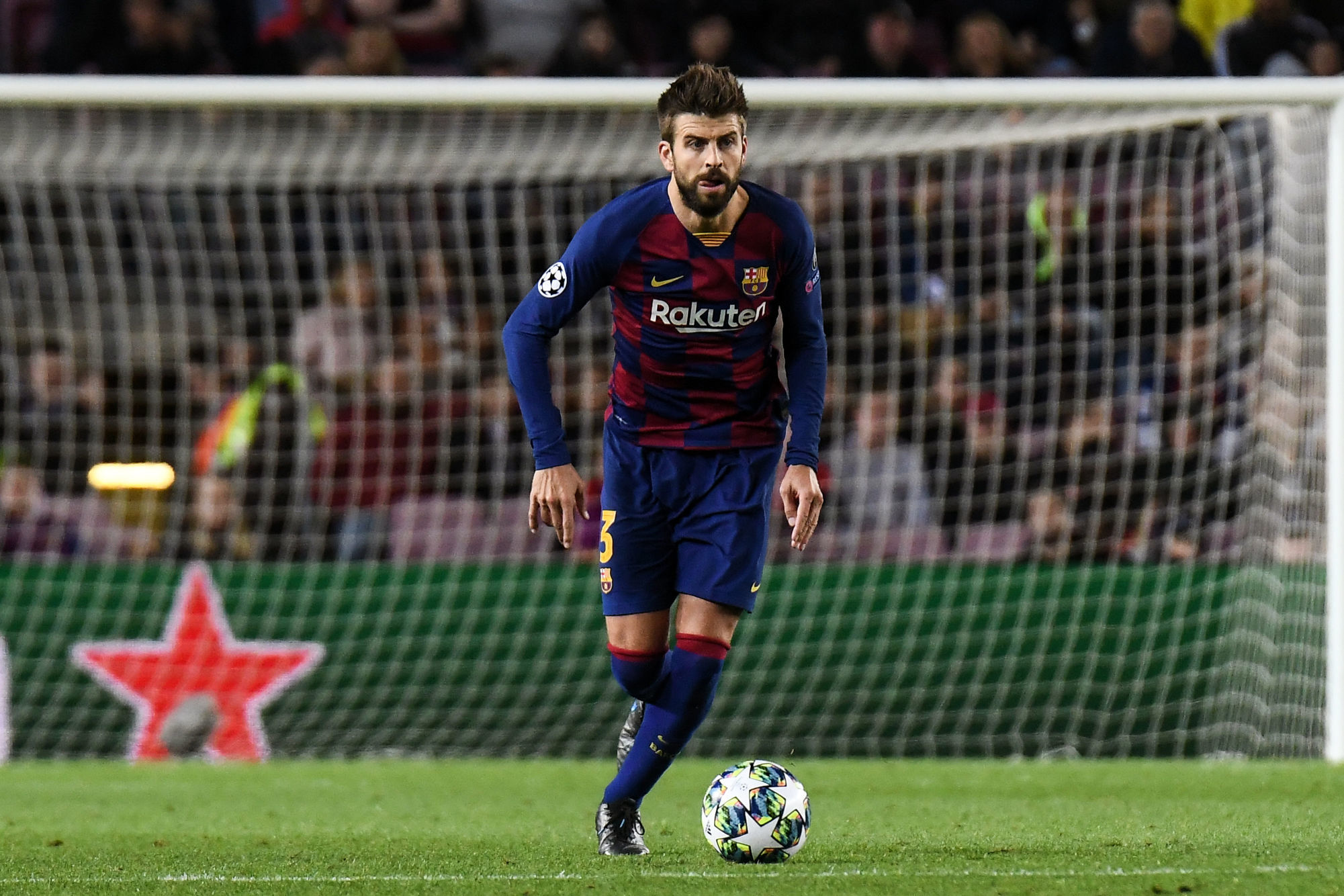 Gerard Pique of FC Barcelona during the Champions League match between Barcelona and Slavia Prague at Camp Nou on November 5, 2019 in Barcelona, Spain. (Photo by Pressinphoto/Icon Sport) 

Photo by Icon Sport - Gerard PIQUE - Camp Nou - Barcelone (Espagne)