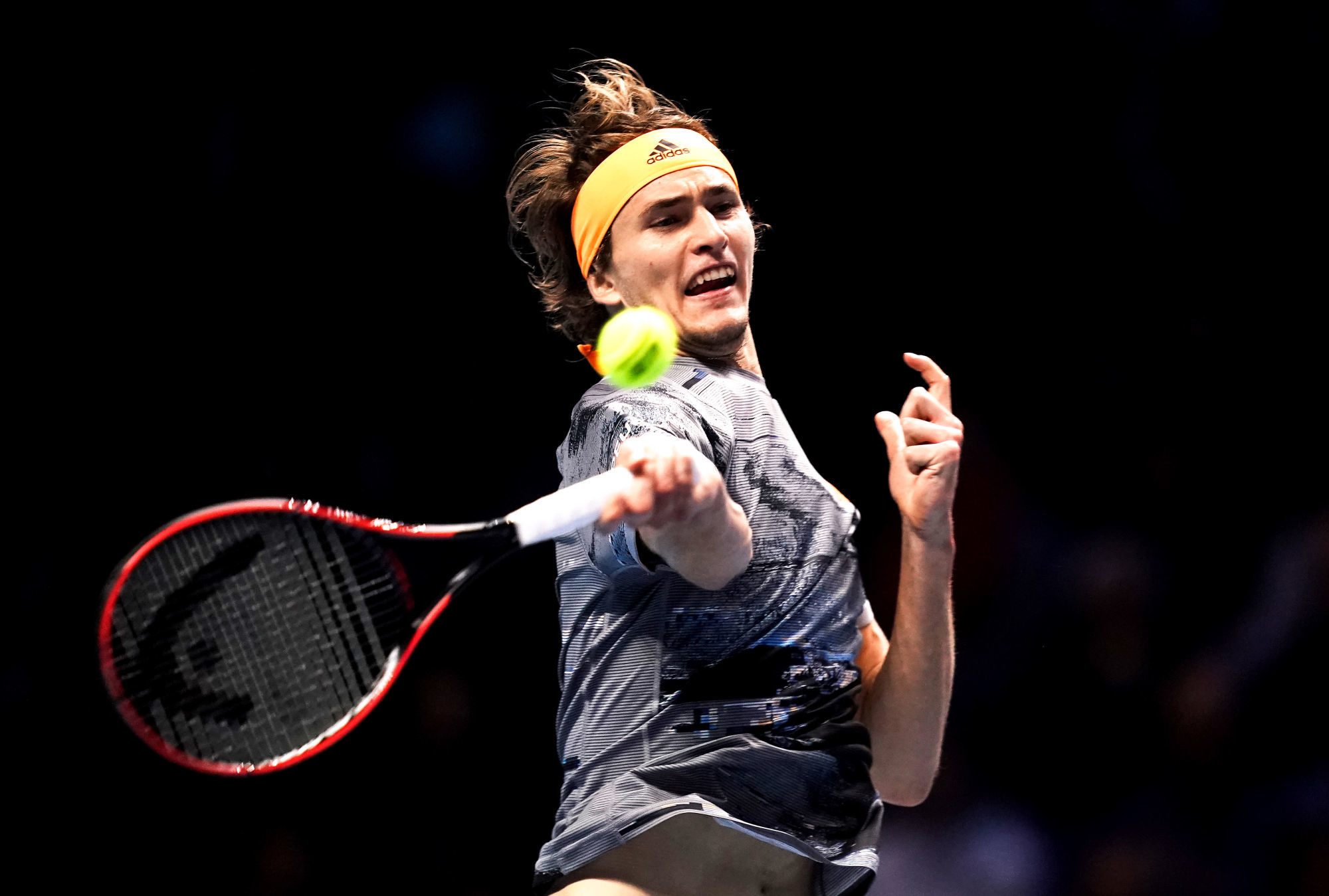 Alexander Zverev during the Mens Single Group Stage match against Daniil Medvedev on day six of the Nitto ATP Finals at The O2 Arena, London. 
Photo by Icon Sport - O2 Arena - Londres (Angleterre)